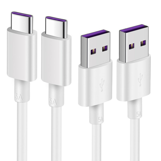 Wholesale Price USB C Cable 5A Fast Charging Type C Cable Data Transfer High Speed Type C Phone Cable