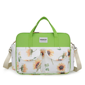 Sacs à couches personnalisés avec logo imprimé lapin, en tissu Oxford, grande capacité, sacs fourre-tout pour bébé, sacs à bandoulière pour maman - Product Image 2
