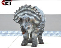 Costume de Triceratops Adulte Personnalisable, Fin et Léger, Prix Usine, pour Dinothèques et Centres Commerciaux Intérieurs - Costumes de Dinosaures Animatroniques