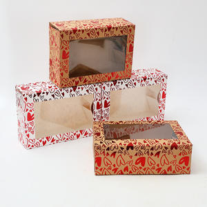 Caja de Papel Transparente con Forma de Corazón para Regalos, Dulces, Chocolates, Embalaje para el Día de San Valentín, Regalo Empresarial - Product Image 5