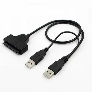 Cantell usb 2.0 para sata 2.5 ssd drive, adaptador de cabo leitor para disco rígido externo