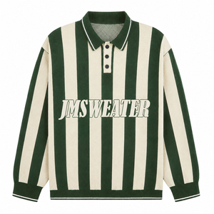 Suéter <span class=keywords><strong>de</strong></span> Invierno con Logotipo Personalizado, Suéter con Patrón Jacquard, Jersey Informal, Prenda <span class=keywords><strong>de</strong></span> Punto a Rayas, Diseño <span class=keywords><strong>de</strong></span> <span class=keywords><strong>Camisa</strong></span> Polo, Suéter <span class=keywords><strong>de</strong></span> Punto para Hombre - Product Image 1