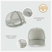 Casquette classique d'été en maille avec broderie 3D, décontractée, bicolore, unisexe, sangle réglable, légère, style camionneur