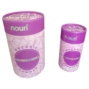 Recipiente de papel para el cuidado de la salud, marca Nouri, cilindro, tubo de papel para envasado de alimentos - Product Image 6