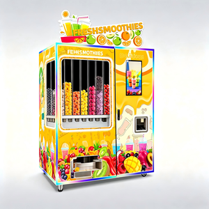 Distributeur automatique de smoothies robotisé intelligent, breveté de recherche et développement indépendants, mélange de fruits frais 24h/24, distributeur automatique de milkshakes - Product Image 3