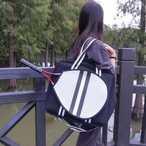 Raquette de tennis en néoprène pour femmes, <span class=keywords><strong>sac</strong></span> à <span class=keywords><strong>main</strong></span> de plage, <span class=keywords><strong>sac</strong></span> de messager élégant, nouvel arrivage - Product Image 3
