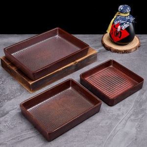 <b>Melamine</b> Tableware Stackable Hot Pot <b>Plate</b> Rectangle Solid Color Shallow Dish For Hotel Party Meals - Product Image 3
