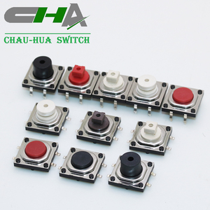 Nút màu vàng SMD SMT thông qua lỗ tact chuyển đổi CHA c1201 loạt <span class=keywords><strong>Tactile</strong></span> chuyển đổi - Product Image 2