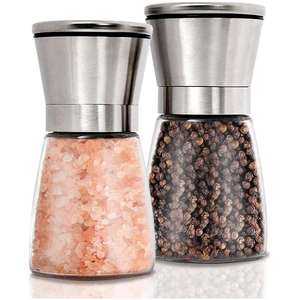 Electric Rechargeable Battery Powered Stainless Steel Ceramic Conical Burr Salt & <b>Pepper</b> <b>Grinder</b> for Commercial Use - Product Image 1