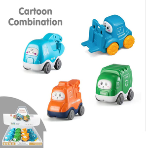 Usine vente en gros jouets pour enfants 2-6 ans classification des ordures en plastique jouets de <span class=keywords><strong>voiture</strong></span> jouets de <span class=keywords><strong>voiture</strong></span> d'ingénierie de dessin animé - Product Image 5