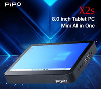 PIPO X2S Mini PC 8 pouces écran 1280*800 Windows 10 OS Intel N4020 Quad Core HDNNI 4G RAM 64G ROM ordinateur