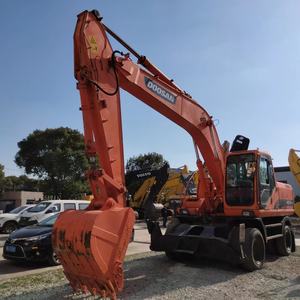 Excavadora Doosan usada de gran oferta, de segunda mano excavadora de ruedas con precio de fábrica de DH210W, de segunda mano, en stock, en oferta - Product Image 5