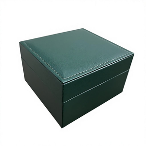 Caja de Reloj de Cuero PU de Lujo para Hombre en Color Verde con Servicio de Impresión de Logotipo Personalizado para Pedidos al por Mayor - Product Image 4