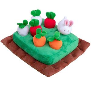 <span class=keywords><strong>Cache</strong></span>-<span class=keywords><strong>cache</strong></span> carotte ferme pour animal de compagnie lapin jouets à mâcher en peluche alimentation pour animaux de compagnie formation lapin carotte jouet plumer radis en peluche - Product Image 5