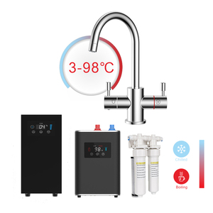 Grifo <span class=keywords><strong>de</strong></span> Cocina 2 en 1 con Dispensador Lateral <span class=keywords><strong>de</strong></span> <span class=keywords><strong>Agua</strong></span> Fría y Caliente para <span class=keywords><strong>Agua</strong></span> Filtrada, Fría o Hirviendo - Product Image 4