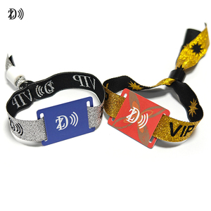 ZD Pulsera de tela RFID a todo color Eventos deportivos Festivales de música NFC Fiestas Pulsera de boleto para pulsera de evento sin efectivo - Product Image 1
