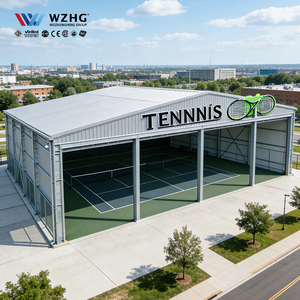 Estructura de Acero Resistente Q355B para Construcción de Canchas de Tenis, Gran Capacidad de Carga a Viento, Vigas de Acero Sólidas en Forma de H, Estándar ASTM A36 - Product Image 1