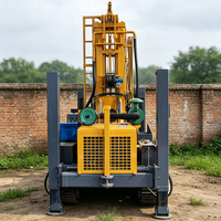 Mikton MKDQZ-300A Foreuse de puits d'eau pneumatique portative sur chenilles, alimentée au diesel, pour forage de trous de 300 m de profondeur, facile à utiliser