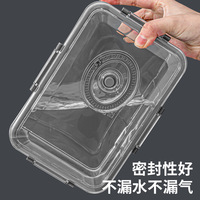Vente en gros Boîte de rangement de cuisine hermétique pour réfrigérateur à conservation sous vide Récipient de riz à grains pour voyage et cuisine