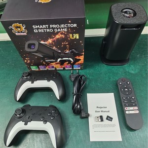 โปรเจคเตอร์เกมอัจฉริยะแบบพกพา Android WiFi 6 BT 5.0+ คอนโซลเกมย้อนยุค LCD โฮมเธียเตอร์กลางแจ้ง - Product Image 3
