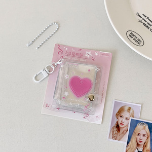 Bon marché, vente en gros, mini album <span class=keywords><strong>photo</strong></span> de 2 pouces, pendentif de sac, dessin animé mignon, livre de rangement, porte-clés en PVC - Product Image 1