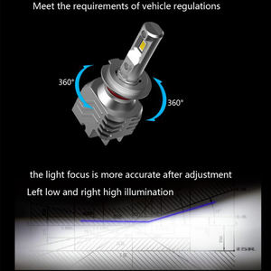 H4 LED phare de voiture H8 H11 HB3 9005 HB4 9006 ampoules LED 110W Canbus 24000LM lampe de voiture pour <span class=keywords><strong>Skoda</strong></span> Ford Benz Renault Hyundai VW Audi - Product Image 2