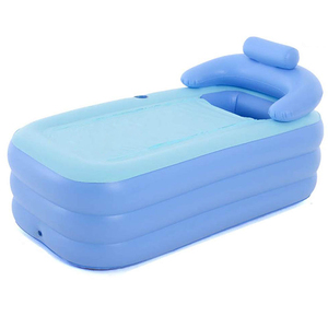 160センチメートルPVC Portable Tub Soft Plastic Inflatable Adult Portable Bath Tub