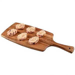 Tabla de cortar de madera de acacia con asa, tabla de servir para carne/queso/PAN/verduras y frutas, tabla de cortar - Product Image 1