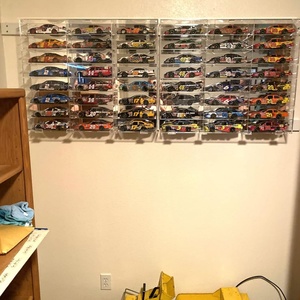 Clear Acrylic Modern Customized Wall Mount <b>Display</b> <b>Case</b> with Dustproof Door for Home Fashion Dolls and Model Toys - Product Image 4