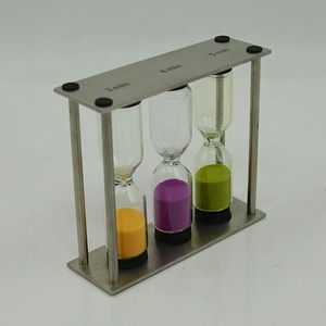 Minuterie de sable en métal, personnalisé 3 4 5 minutes, minuterie de thé 3 en 1, livraison gratuite - Product Image 6