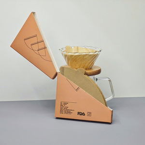 Sampel Gratis Filter Kopi Bentuk V Tanpa Rasa, Bahan Asli Kelas Makanan, Sehat, untuk Pour Over Drip Coffee - Product Image 5