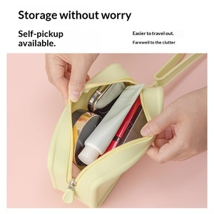 <span class=keywords><strong>Portamonete</strong></span> in Silicone a Forma di Cubetto di Zucchero, Piccola Borsa Quadrata per Rossetto e Cosmetici, Borsa da Viaggio Portatile per Articoli da Toeletta - Product Image 6