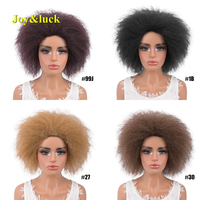 Vente d'usine Perruque Afro Explosion en texture Yaki noire Super Fluffy Synthétique Perruque complète pour hommes Double usage pour les fêtes Coiffure quotidienne
