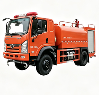Camion benne de sauvetage diesel à double essieu, capacité de réservoir de 9 tonnes (5001-7000L), hauteur de travail de 55m, transmission 4x4, norme d'émission Euro 6, boîte manuelle