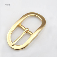 Laiton massif de haute qualité, diamètre intérieur de 30 mm. Boucle de ceinture à ardillon avec une largeur de 43 mm et une hauteur de 70 mm, modèle JY3014 de la marque JY
