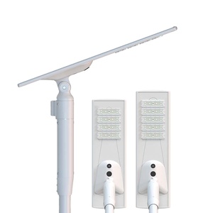 All-in-One 4000LM to 10000LM LED Solar Street <b>Light</b> With Smart Motion <b>Sensor</b> and CCTV Camera IP65 <b>Battery</b> Powered FL-YTH-KM2A Hi - Product Image 1
