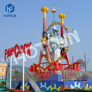 Équipement de sensations fortes en plein air de haute qualité Carnival Ride avec Paniclock pour les parcs d'attractions Centres commerciaux Vente de matériel en fibre de verre - Product Image 3