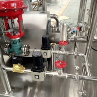 Machine à mélanger le CO2 multifonctionnelle pour sodas, colas, boissons énergisantes, mélangeur automatique de boissons gazeuses avec contrôle PLC