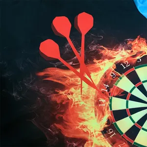 Özel dart gömlek tasarım baskı logosu cep ile yüksek kaliteli kulüp dart gömlek