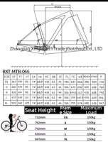 Cadre de vélo de montagne BXT MTB-066 T1000 en fibre de carbone intégrale 29 pouces, frein à disque, vélo de course, axe traversant 12x142 mm BB92
