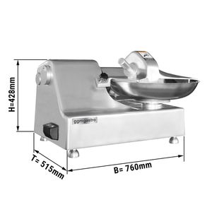 Cortadora Horizontal Gastro GGM - 10 Litros - 750 Vatios - 230 Voltios - 1450 RPM - Product Image 3