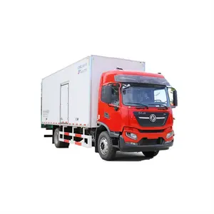 Dongfeng Caminhão refrigerado 4X2 10 toneladas capacidade de carga útil Motor Cummins diesel refrigerador van caminhão transporte vegetal carne frutas