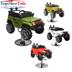 Silla <span class=keywords><strong>de</strong></span> Peluquería Infantil Estilo Jeep, Altura Ajustable, Muebles Divertidos para <span class=keywords><strong>Salón</strong></span>, Silla <span class=keywords><strong>de</strong></span> Barbero para Niños para Salones <span class=keywords><strong>de</strong></span> Belleza y Espacios Infantiles - Product Image 1