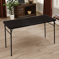 Table rectangulaire pliable moderne en métal pour la maison, l'appartement, l'hôtel, l'entrée, le bureau, le salon, l'hôpital, l'atelier