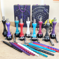 Chicha miniature ALPHA X givrée personnalisée en usine, éco-responsable, durable, édition limitée, en acier inoxydable, coffret cadeau