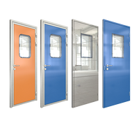 Double porte de salle blanche, porte de salle blanche pour laboratoire d'hôpital de pharmacie