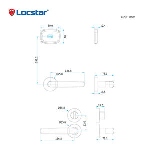 Locstar – serrure à clé d'accès Rfid pour meubles, cylindres de carte de proximité, serrure intelligente d'hôtel - Product Image 6
