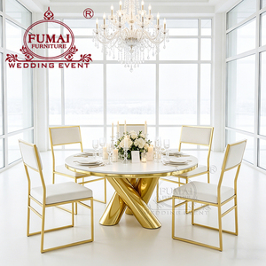 Chaise de salle à manger en velours moderne pour restaurant de mariage avec pieds dorés - Product Image 4