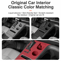 Für Toyota Sienna Zubehör Silikon Mittelkonsolen-Auflage Auto Schalthebel-Abdeckung Zierleiste Kratzfester Innenraum-Schutzmatte