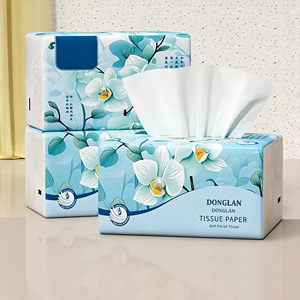 Mouchoirs en papier pour le visage, vente directe d'usine, doux pour la peau, jetables, abordables pour usage familial - Product Image 2